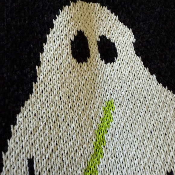 Cupcakes and Cashmere Ghosts and Broomsticks Halloween Throw Blanket - Picture 6 of 6